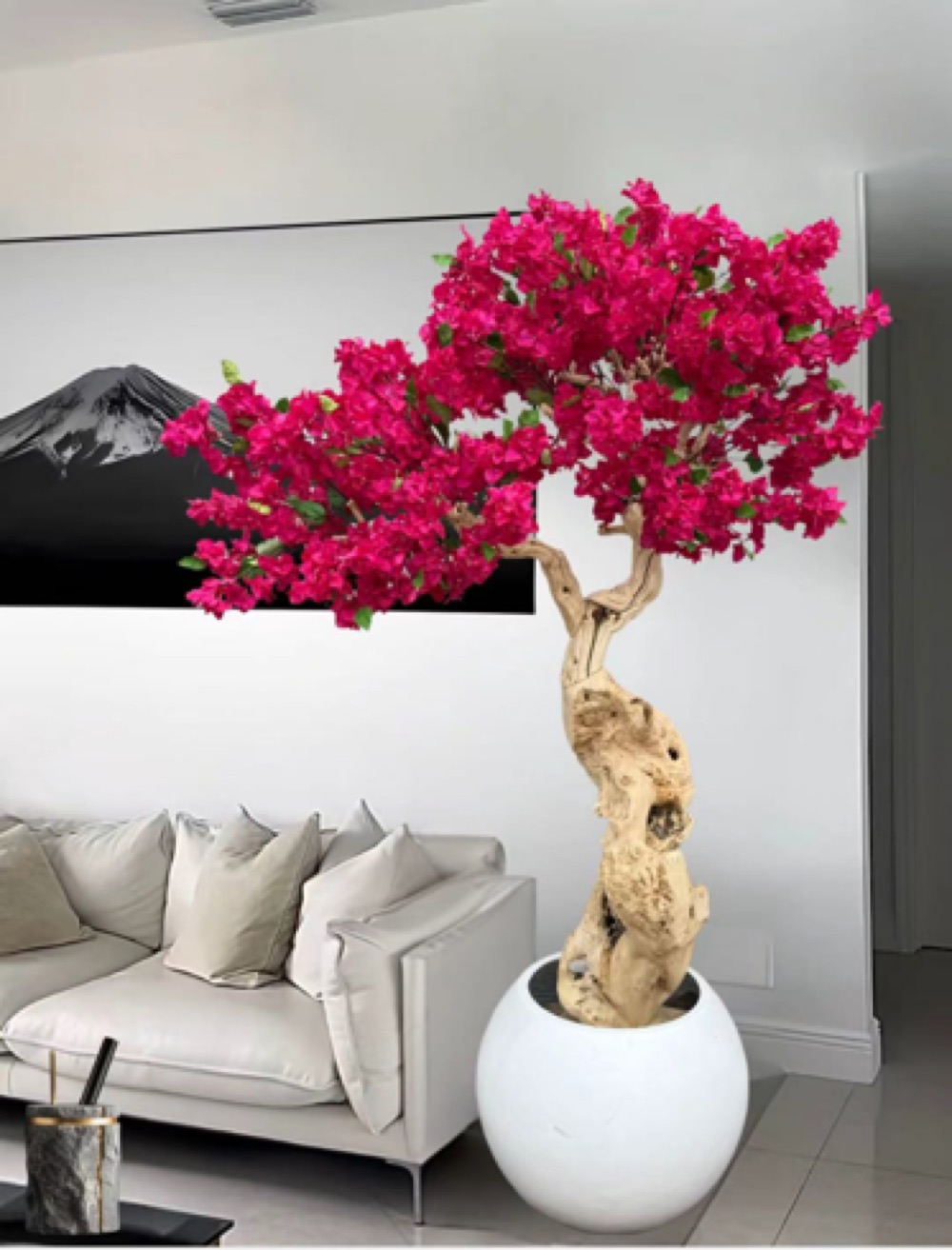Artificial flowering tree